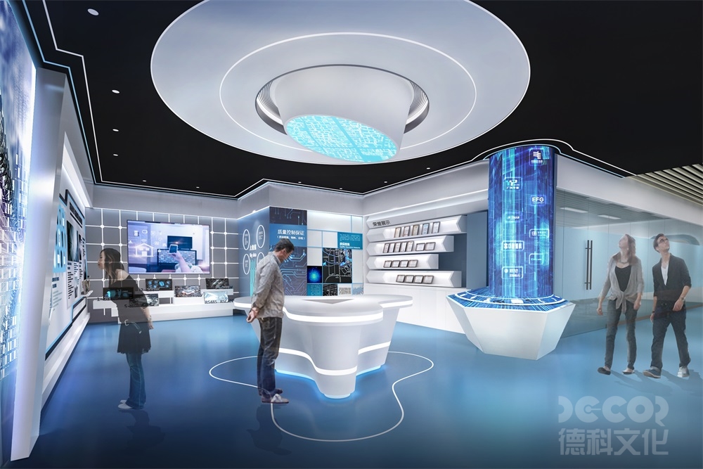 專業(yè)企業(yè)展廳設計公司如何設計展廳的天花板？